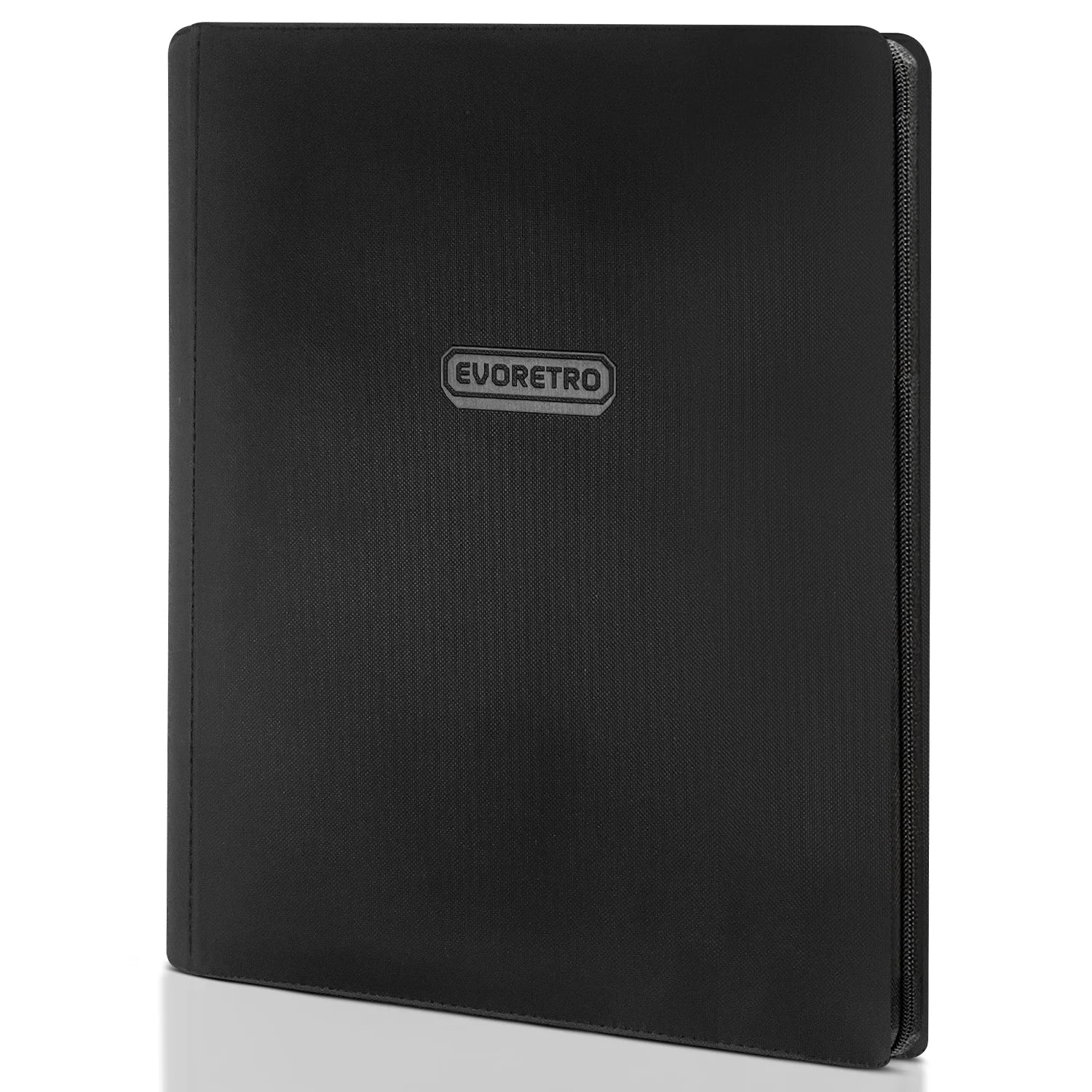 EVORETRO 9-Pocket Zip-Up Trading Card Zipper Binder 360 Cards - BLACK