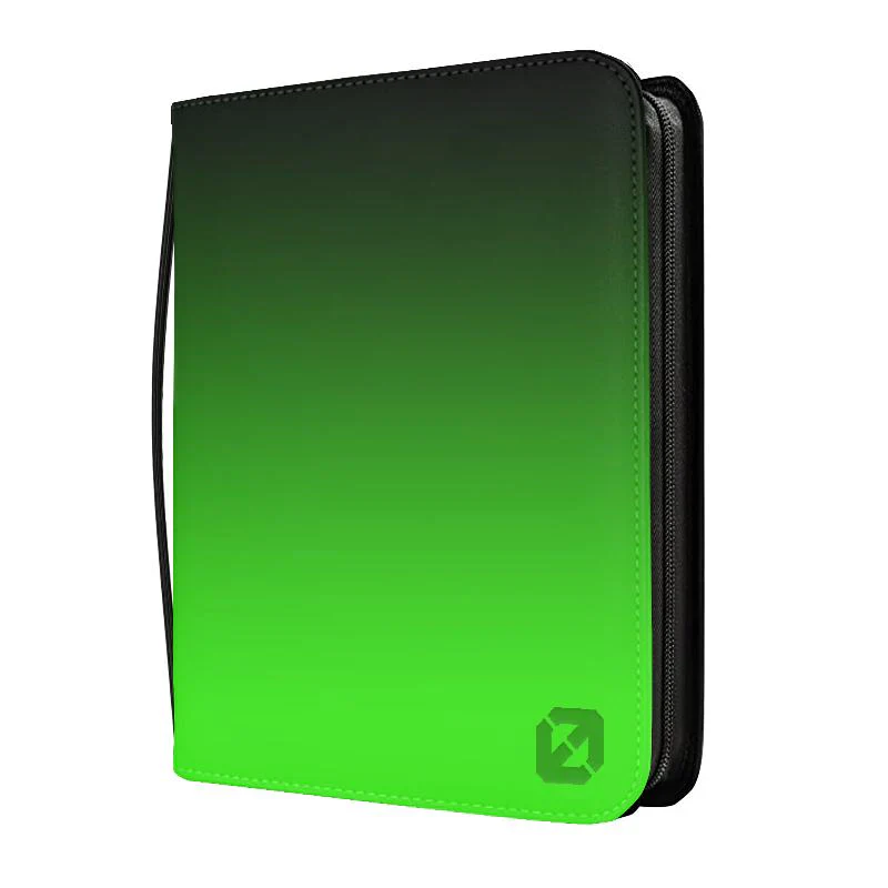 EVORETRO Top Loader Binder 3x3 216 Card Holder - NEON GREEN