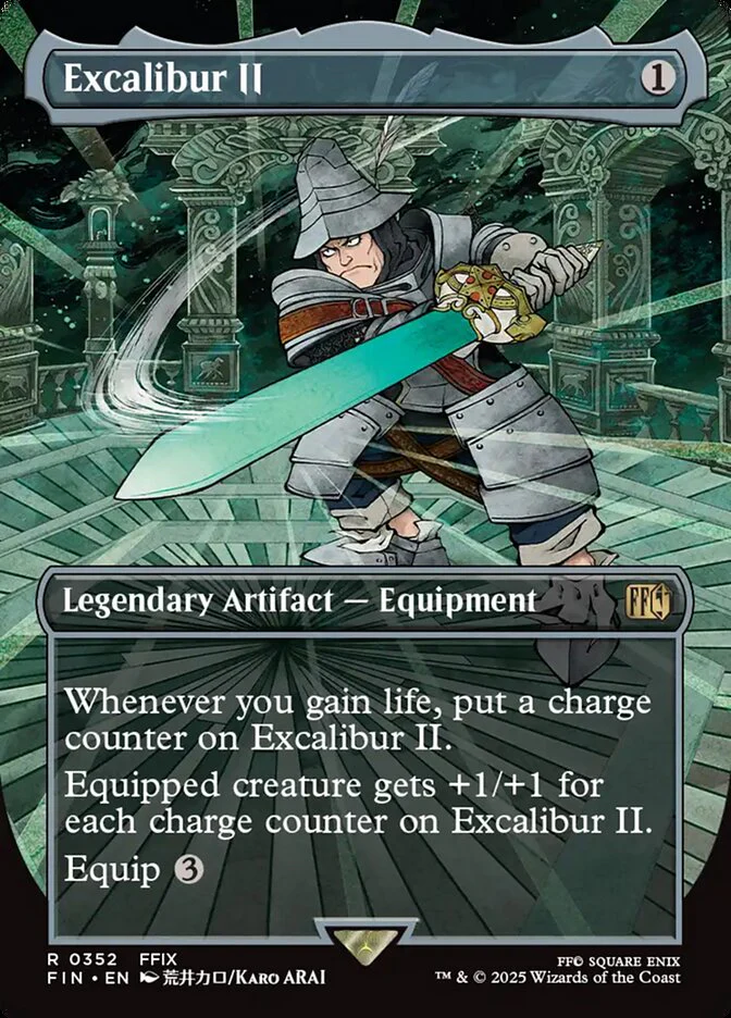 Excalibur II - Borderless - Full Art - Inverted - Legendary (Foil)