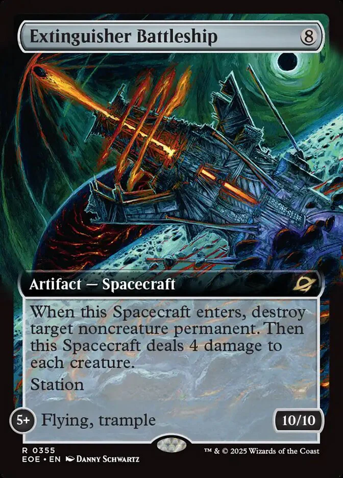 Extinguisher Battleship - Extended Art (Foil)