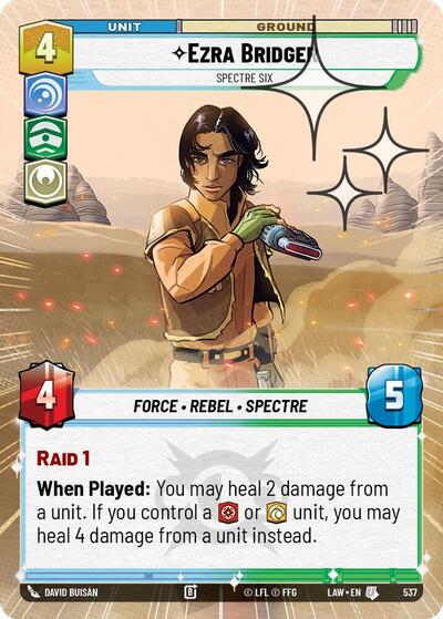 Ezra Bridger - Spectre Six (Hyperspace) - Foil