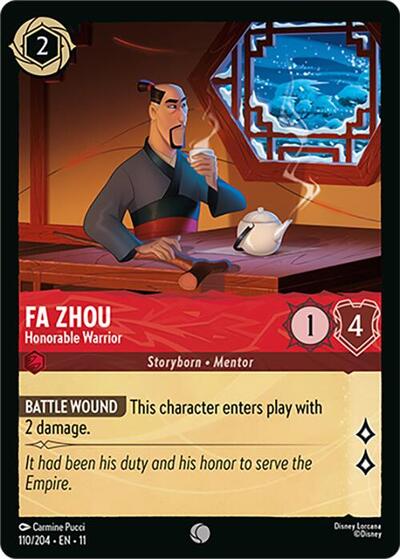 Fa Zhou - Honorable Warrior - Foil