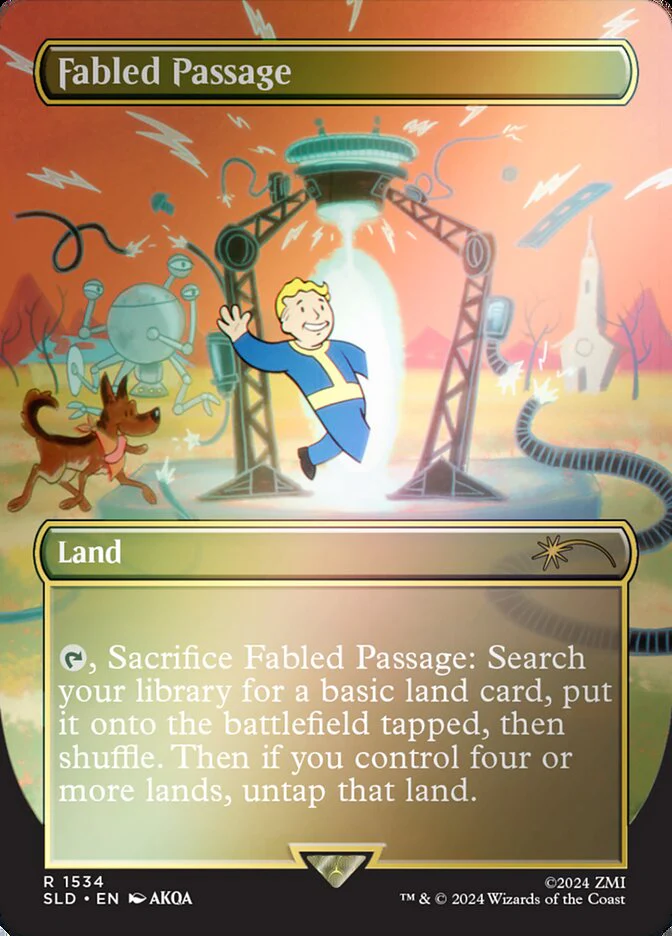 Fabled Passage - Borderless - Full Art (Foil)