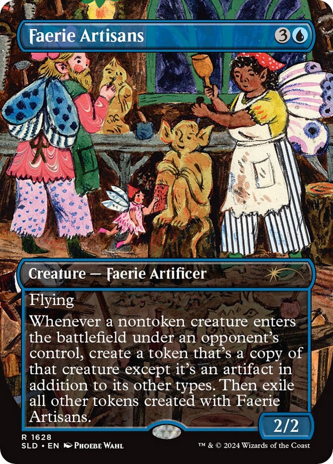 Faerie Artisans - Borderless - Full Art - Inverted