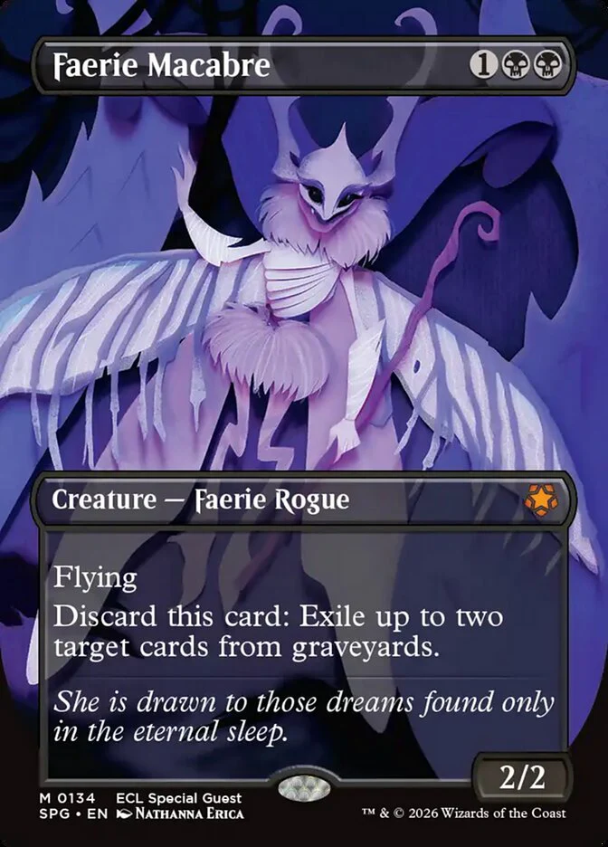 Faerie Macabre - Borderless - Full Art - Inverted (Foil)