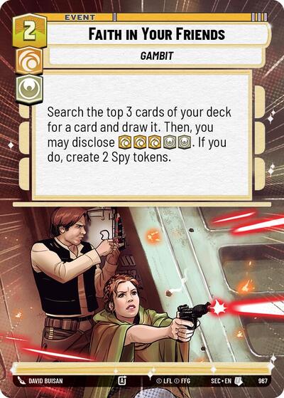 Faith in Your Friends (Hyperspace) - Foil