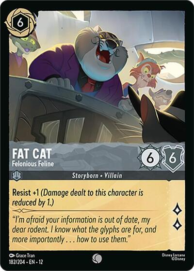Fat Cat - Felonious Feline - Foil