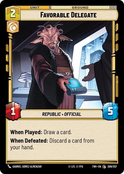 Favorable Delegate  - Foil