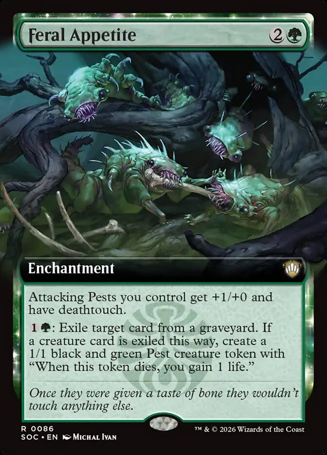 Feral Appetite - Enchantment - Extended Art