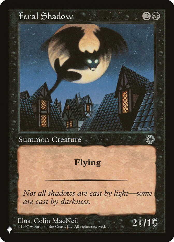 Feral Shadow - Retro Frame