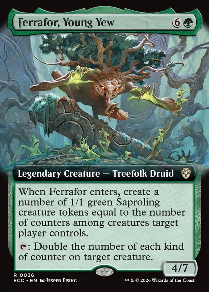 Ferrafor, Young Yew - Extended Art - Legendary