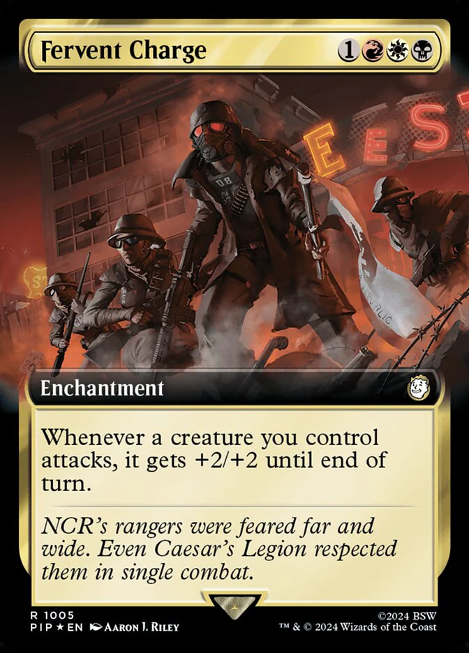 Fervent Charge - Extended Art - Surge Foil (Foil)