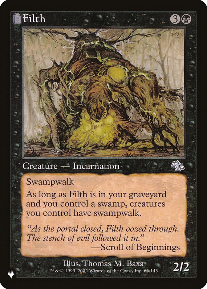 Filth - Retro Frame - Tombstone