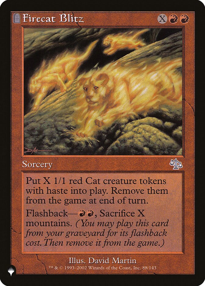 Firecat Blitz - Retro Frame - Tombstone