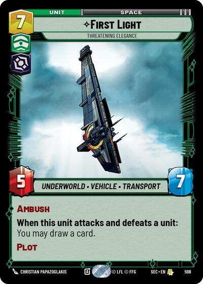 First Light - Threatening Elegance - Foil