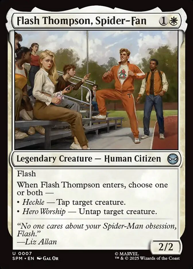 Flash Thompson, Spider-Fan - Legendary (Foil)