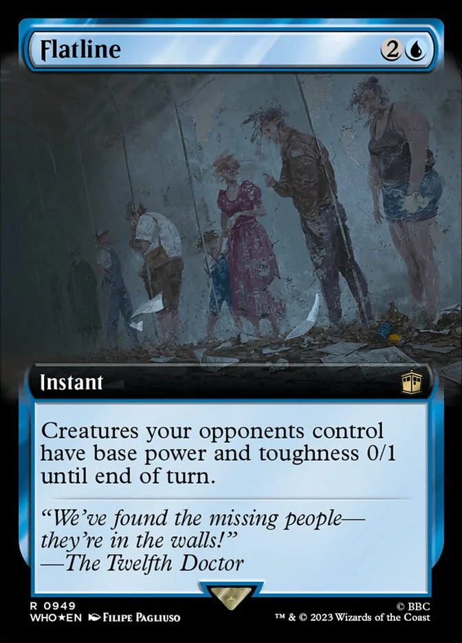 Flatline - Extended Art - Surge Foil (Foil)