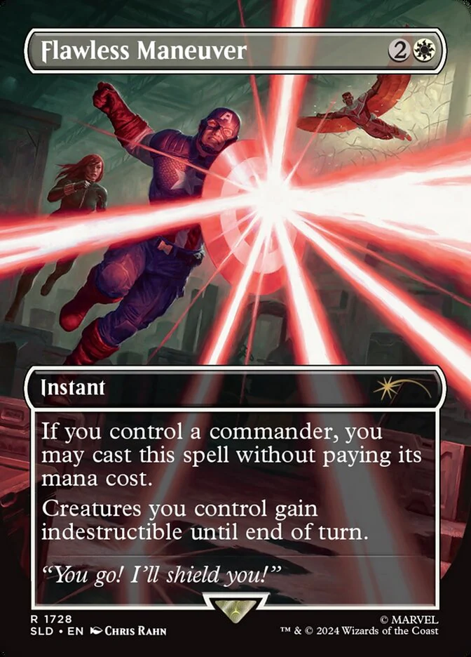 Flawless Maneuver - Borderless - Full Art - Inverted