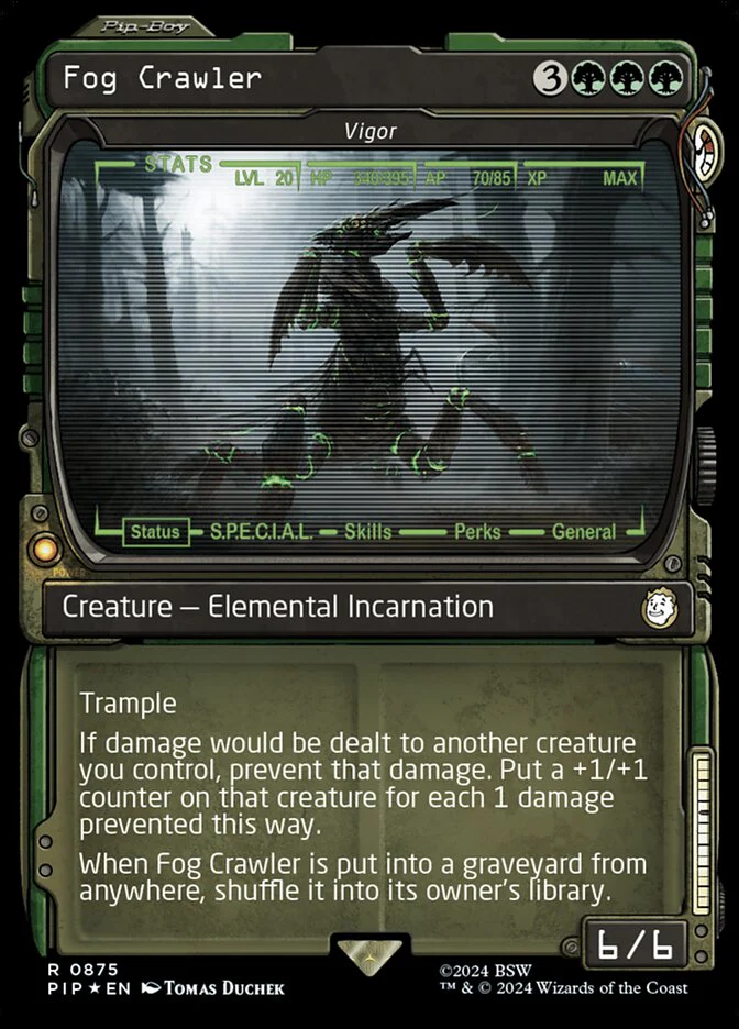 Fog Crawler - Vigor - Inverted - Showcase - Surge Foil (Foil)