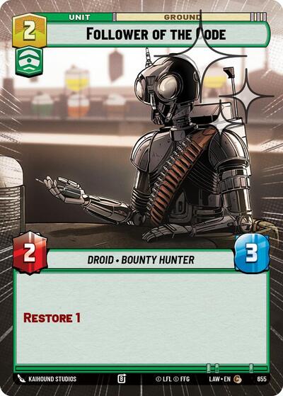 Follower of the Code (Hyperspace) - Foil