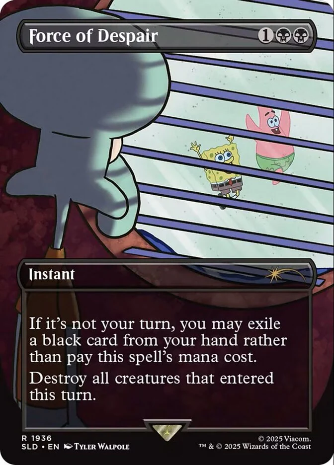 Force of Despair - Borderless - Full Art - Inverted (Foil)