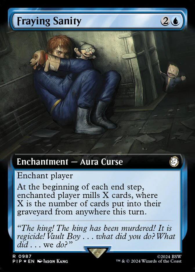 Fraying Sanity - Extended Art - Surge Foil (Foil)
