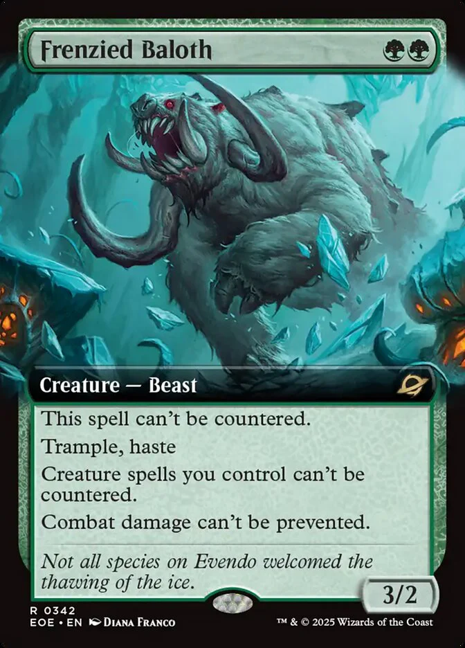 Frenzied Baloth - Extended Art (Foil)