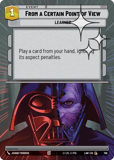 From a Certain Point of View (Hyperspace) - Foil