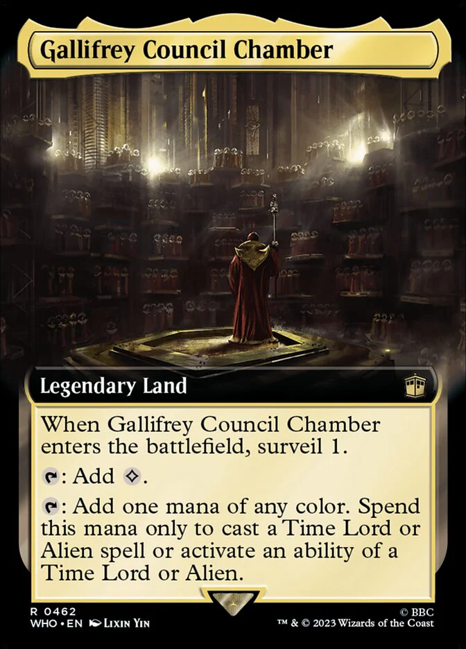 Gallifrey Council Chamber - Extended Art - Legendary (Foil)
