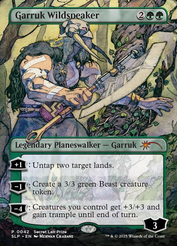 Garruk Wildspeaker - Borderless - Full Art (Foil)