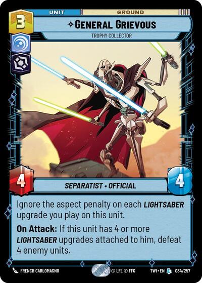 General Grievous - Trophy Collector  - Foil