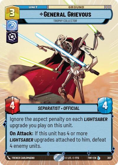 General Grievous - Trophy Collector  (Hyperspace) - Foil