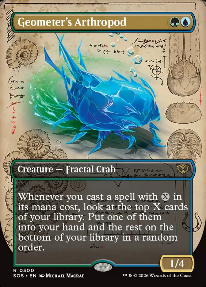 Geometer's Arthropod - Borderless - Full Art - Inverted - Showcase (Foil)
