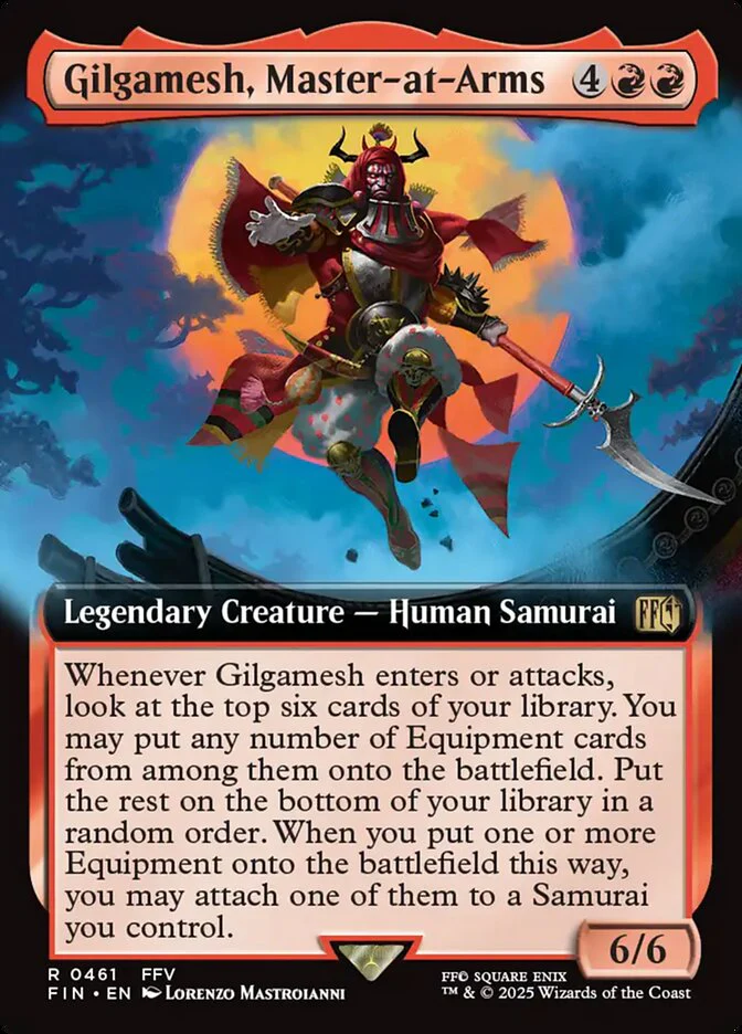 Gilgamesh, Master-at-Arms - Extended Art - Legendary (Foil)
