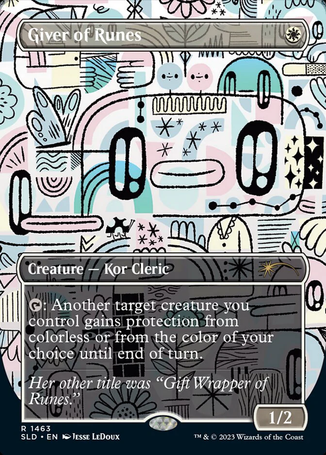Giver of Runes - Borderless - Full Art - Inverted