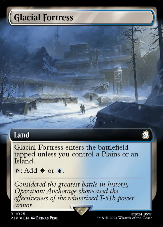 Glacial Fortress - Extended Art - Surge Foil (Foil)