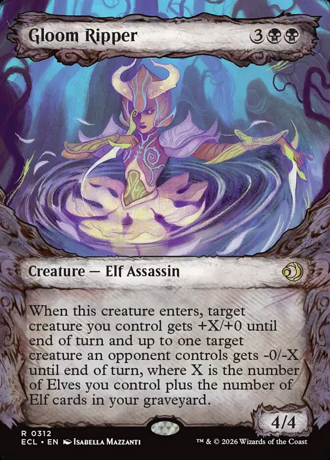 Gloom Ripper - Borderless - Showcase (Foil)