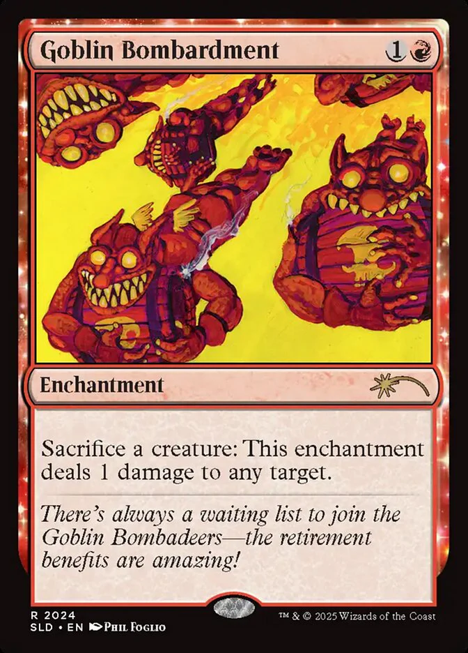 Goblin Bombardment - Enchantment