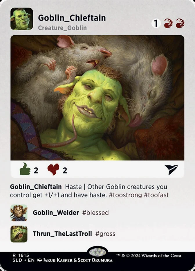 Goblin Chieftain - Borderless - Full Art