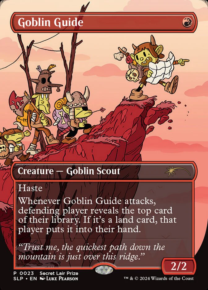 Goblin Guide - Borderless - Full Art - Inverted