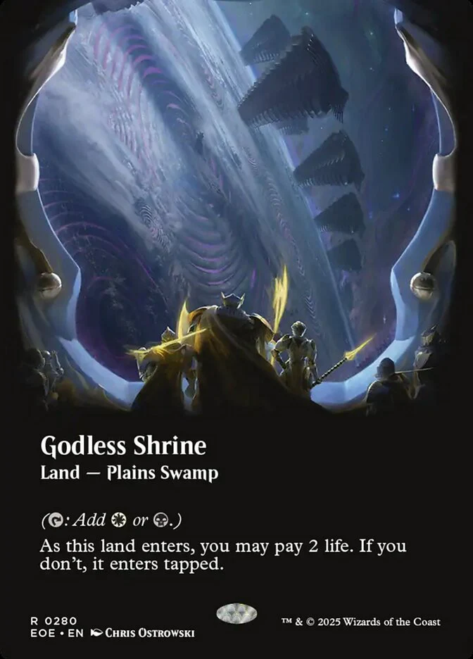 Godless Shrine - Borderless - Extended Art (Foil)