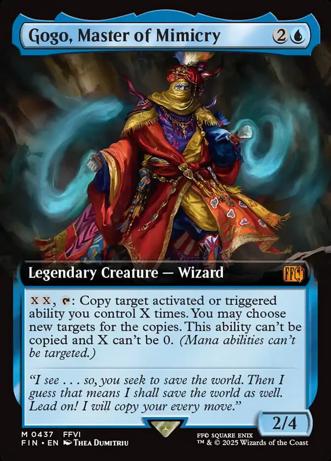 Gogo, Master of Mimicry - Extended Art - Legendary (Foil)