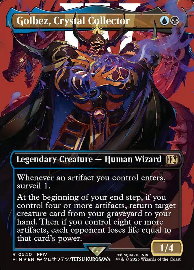 Golbez, Crystal Collector - Borderless - Full Art - Inverted - Legendary (Foil)
