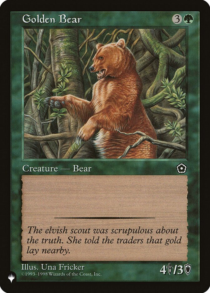 Golden Bear - Retro Frame