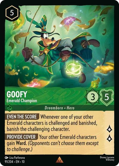 Goofy - Emerald Champion - Foil