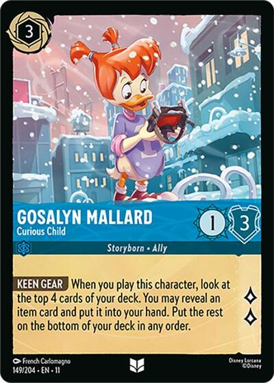 Gosalyn Mallard - Curious Child - Foil