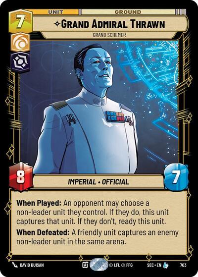 Grand Admiral Thrawn - Grand Schemer - Foil