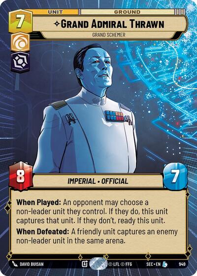 Grand Admiral Thrawn - Grand Schemer (Hyperspace) - Foil