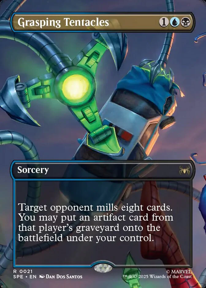 Grasping Tentacles - Borderless - Full Art - Inverted