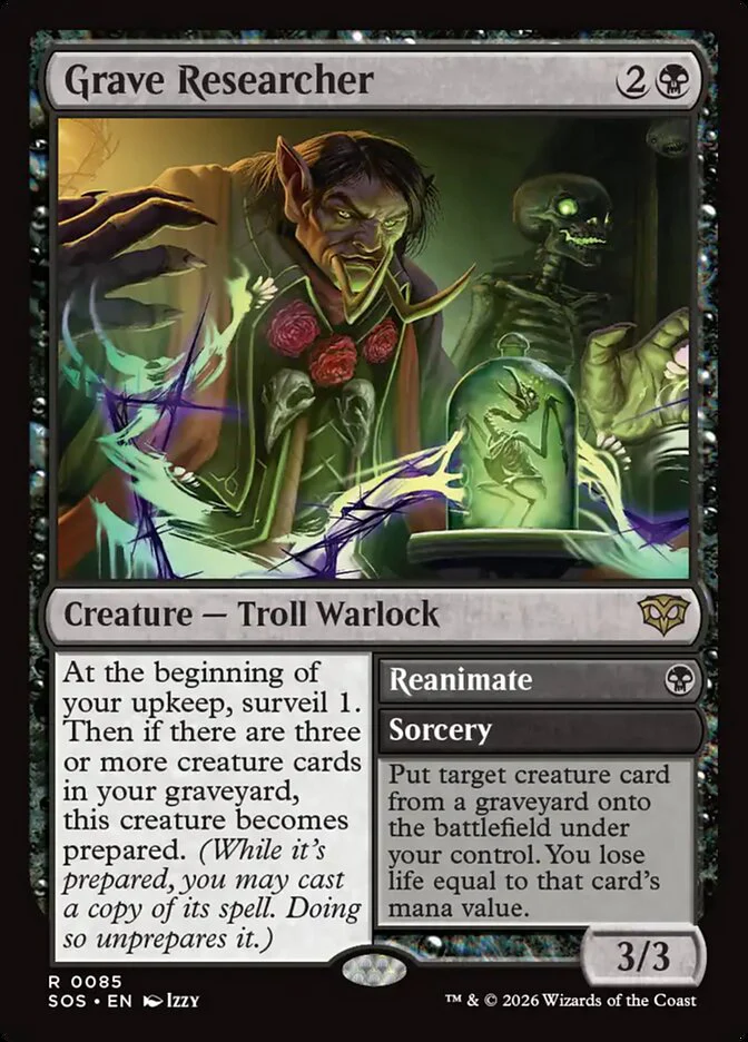 Grave Researcher // Reanimate (Foil)
